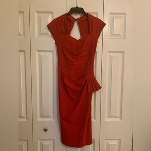 Stop Staring Medium Red Dress